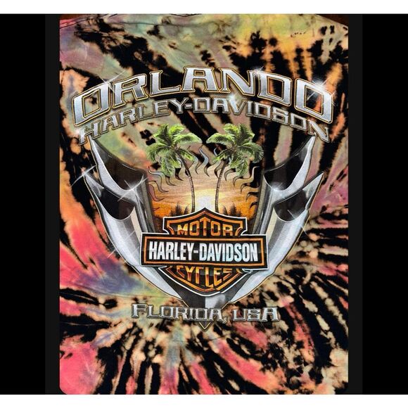Harley Davidson Orlando Tie-Dye Tee - Picture 3 of 4